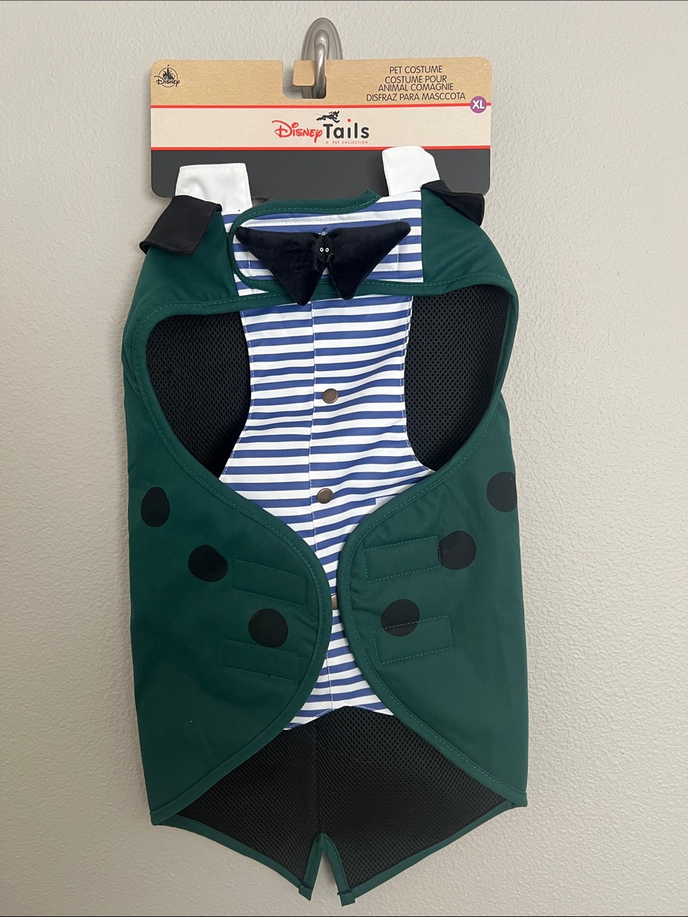 NWT Disney Dog Tails- The Haunted Mansion Ghost Host Pet Costume XL